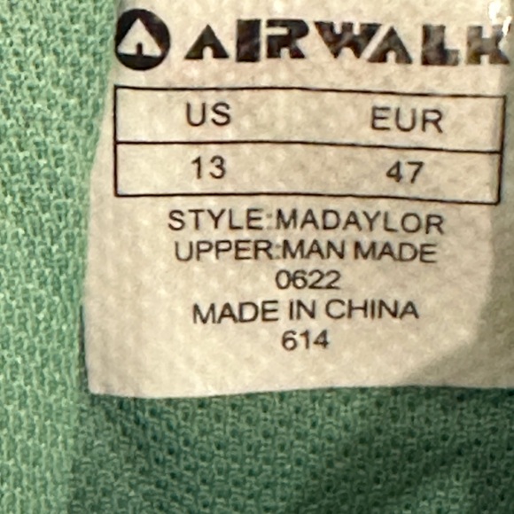 Rare Airwalk Madaylor Tony Hawk Prototype Sneakers Men’s Size 13 Skater Retro - Picture 4 of 8